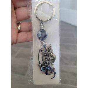 ‎Evil Eye Owl Keychain